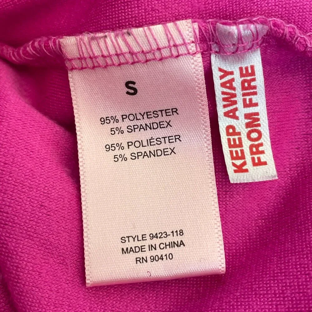 Juicy Couture Velour Lounge Pants Pink Wide Leg Y2K S - Picture 8 of 10